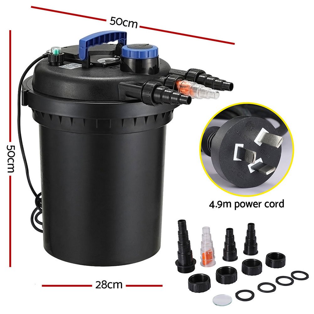 Giantz Aquarium Filter Fish Tank External Canister Water Filter 10000L/H - Image 2
