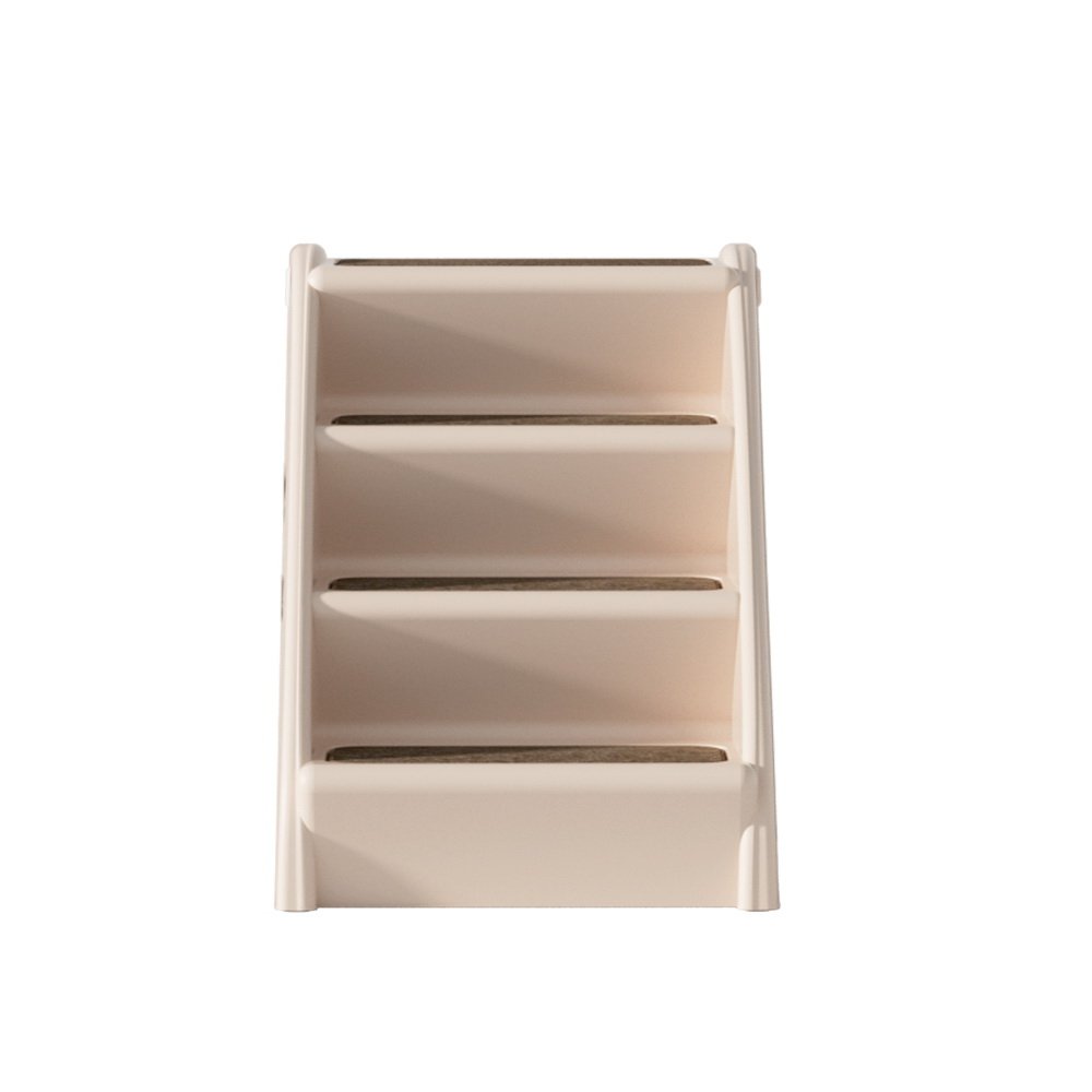 i.Pet Dog Ramp Steps For Bed Sofa Car Pet Stairs Ladder Portable Foldable Beige - Image 3