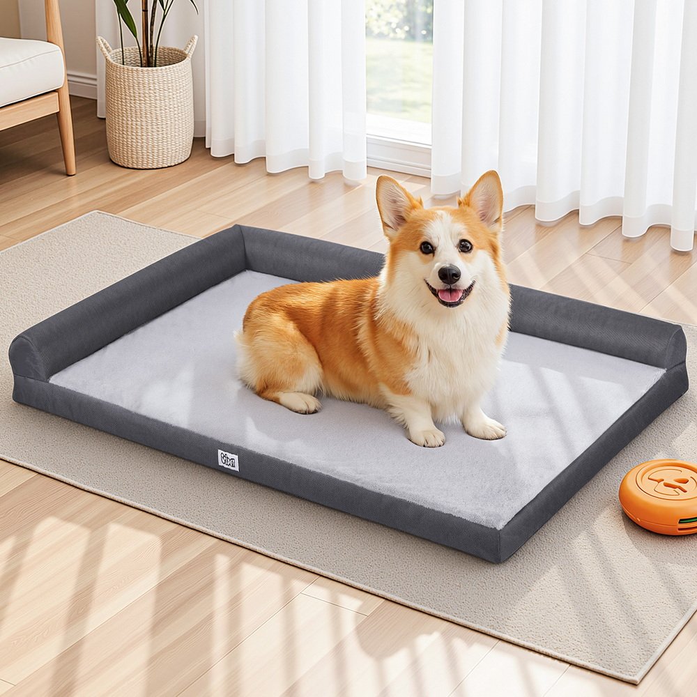 i.Pet Pet Bed Plush Soft Cushion Egg Crate Large Sofa Platform Removable Washable - Image 7