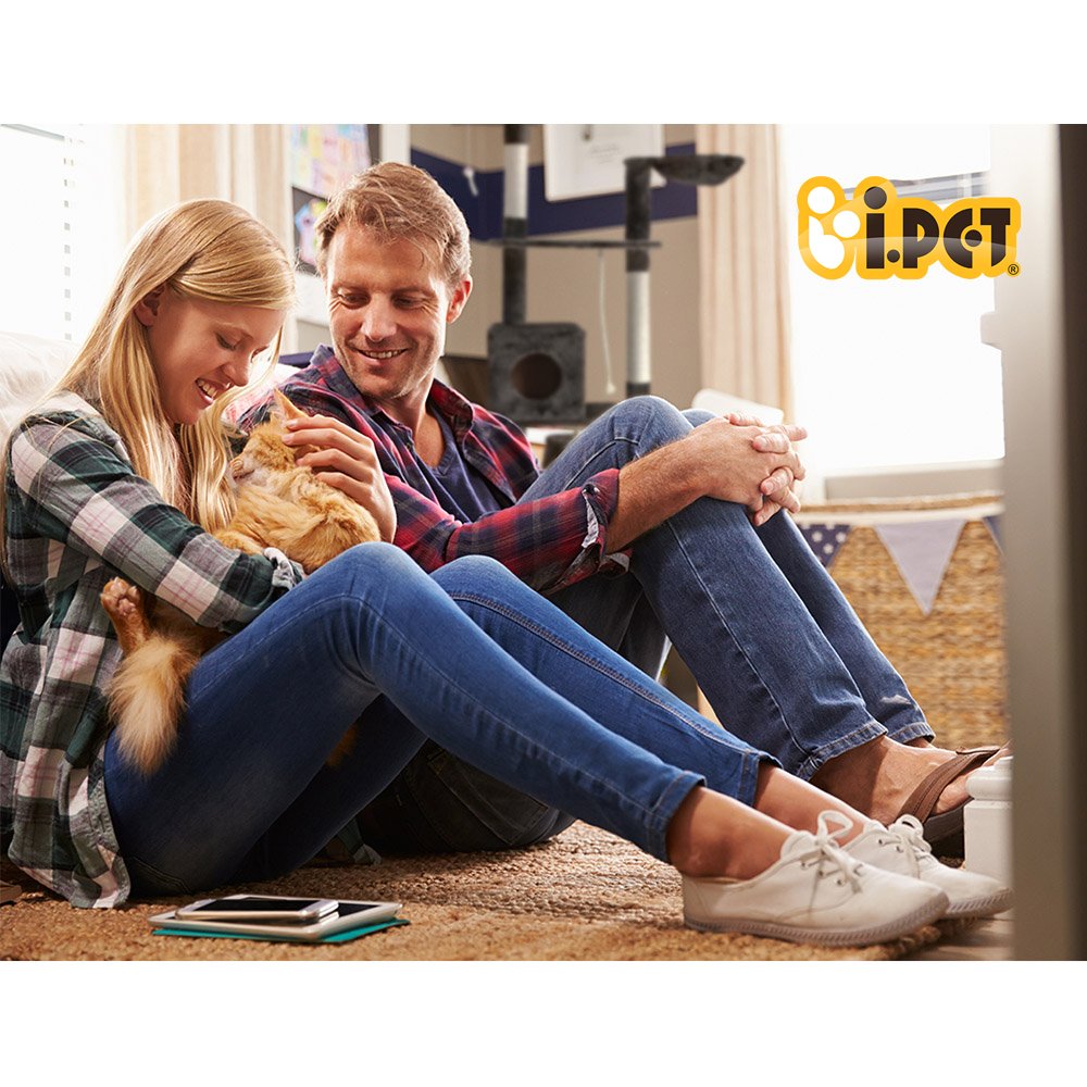 i.Pet Cat Tree 193cm Tower Scratching Post Scratcher Condo House Trees Grey - Image 6