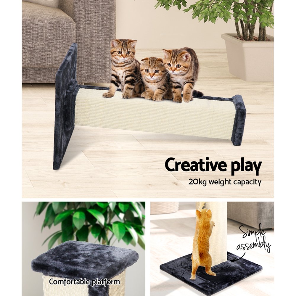 i.Pet Cat Tree 92cm Scratching Post Tower Scratcher Wood Condo Bed House Trees - Image 5
