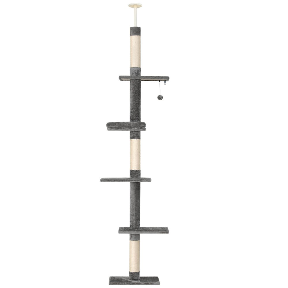 i.Pet Cat Tree 290cm Tower Scratching Post Scratcher Floor to Ceiling Cats Bed - Image 7