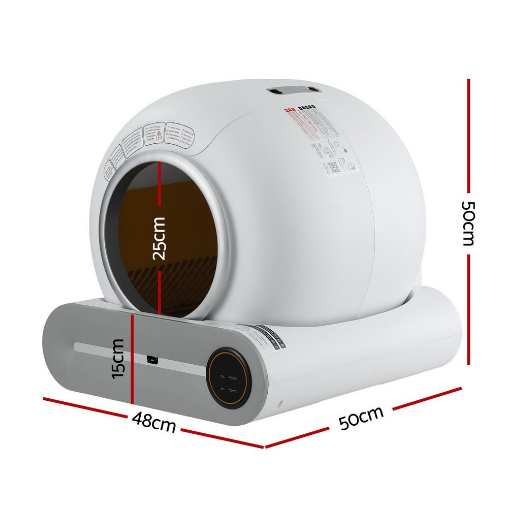 i.Pet Automatic Cat Litter Box Self-Cleaning Large Smart Cat Litter Box Toilet App Control 9L - Image 2