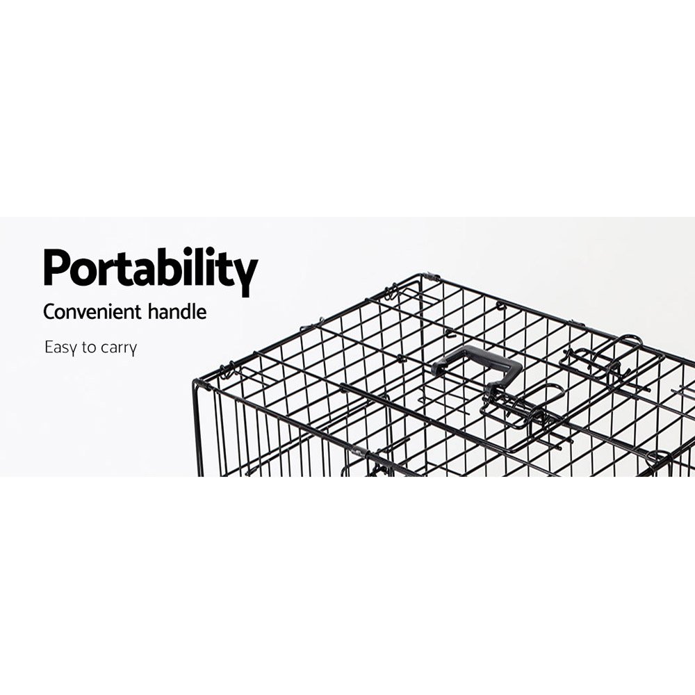 i.Pet 42" Dog Cage Crate Large Kennel 3 Doors - Image 4