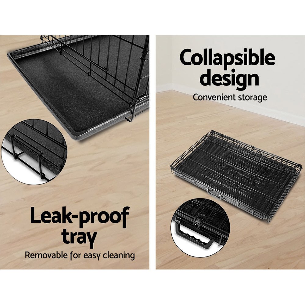 i.Pet 42" Dog Cage Crate Large Kennel 3 Doors - Image 5