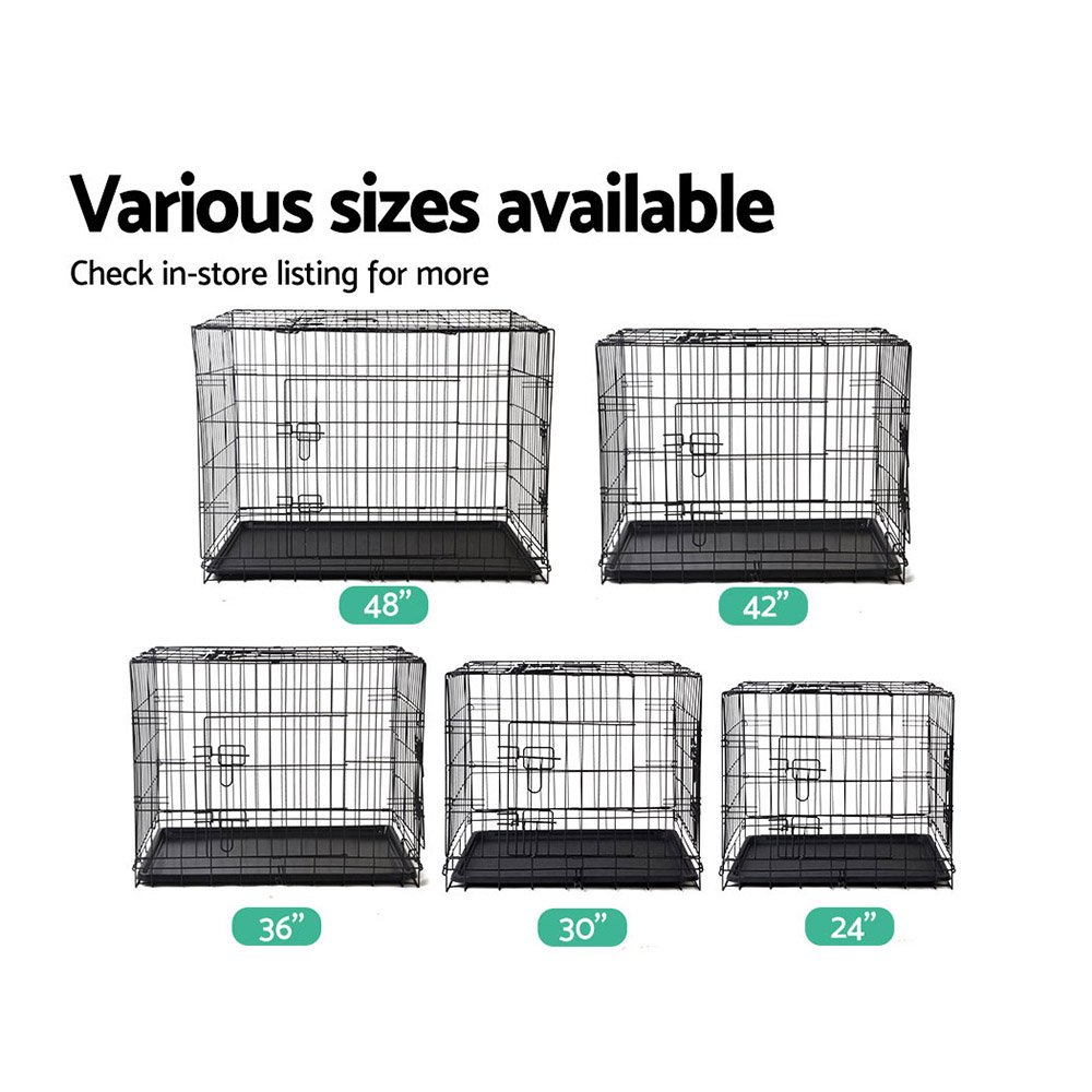 i.Pet 42" Dog Cage Crate Large Kennel 3 Doors - Image 6
