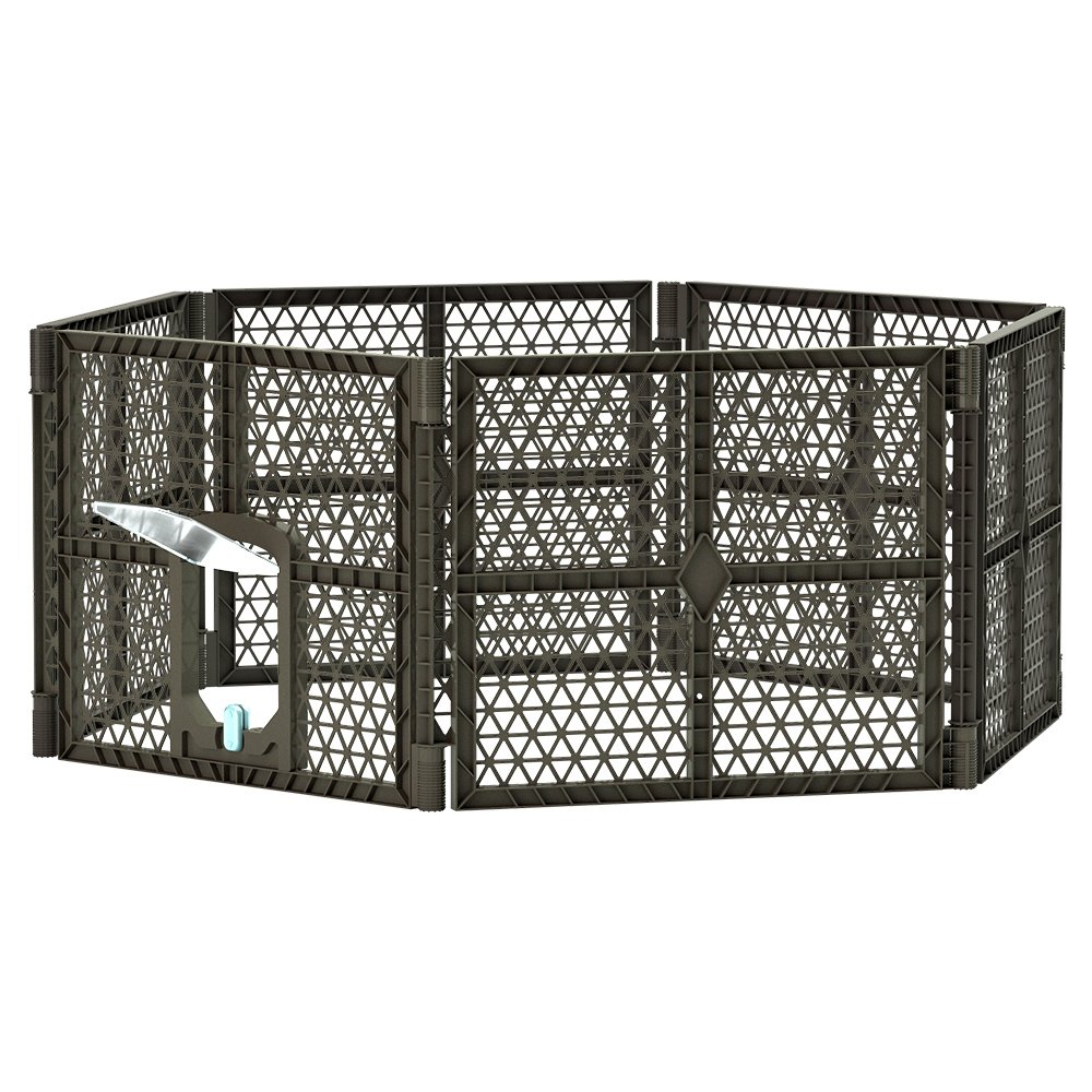 i.Pet Dog Playpen Enclosure 6 Panel Pet Fence Plastic Play Pen - Image 4