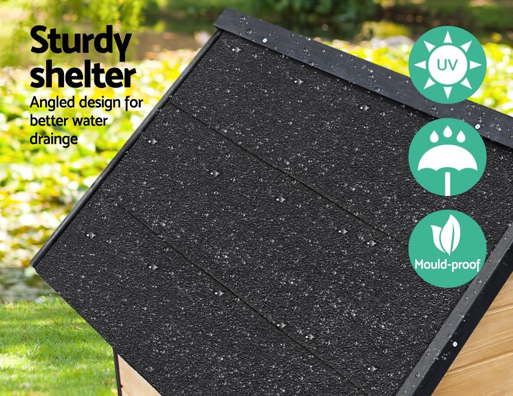 i.Pet Dog Kennel Extra Large Wooden Outdoor House Pet Puppy House XL Crate Cabin Waterproof - Image 5