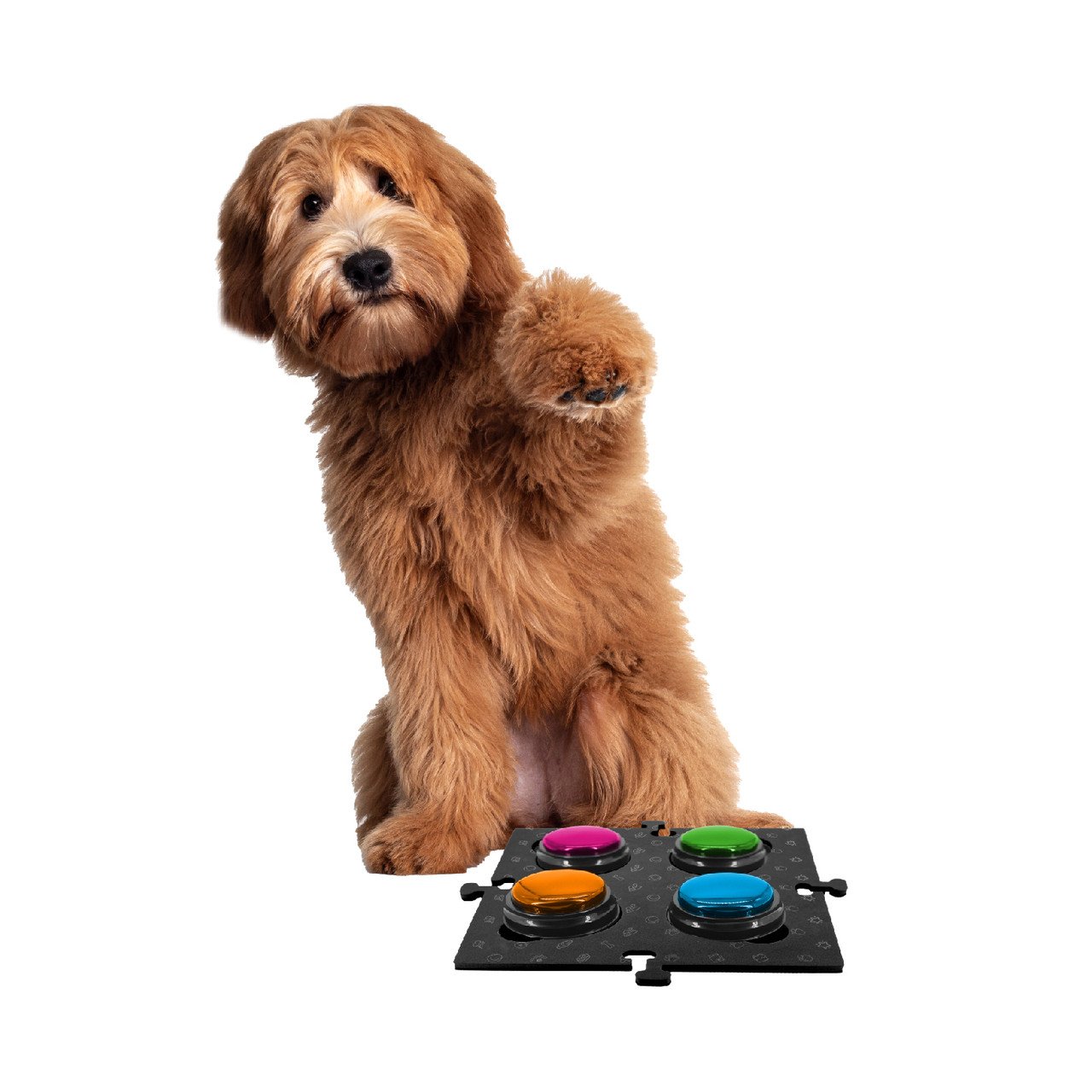 Tech4Pets Black Mat 2-Pack for Talking Buttons & Floor - Image 3