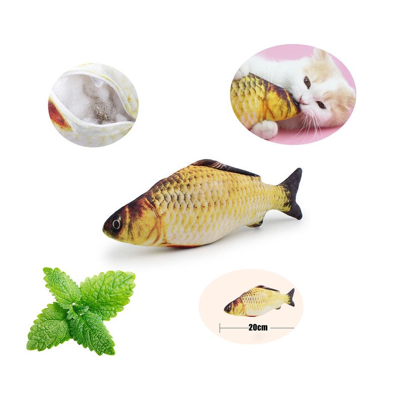 Pet Products Cat Toys,Interactive Kitten Toy for Indoor Kitty Exercise 14 Piece with Fish Catnip Spiral Spring, Tube, Crinkle Balls Helps Reduce Stress & Provide Anxiety Relief for Cats - Image 6