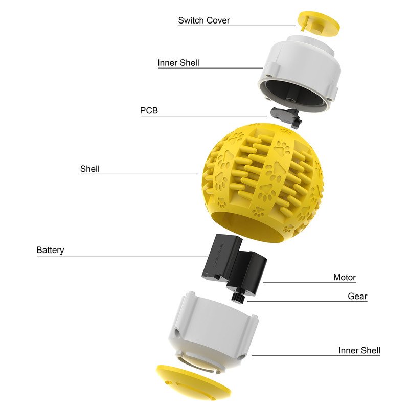 pet products Electric bouncing ball for grinding teeth and teasing pets - Image 3