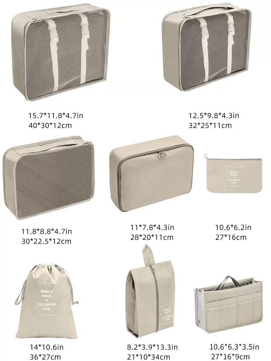 Black Friday Special Offer! 8-piece Travel Storage Bag - The perfect Christmas gift, say goodbye to messy luggage. - Image 2
