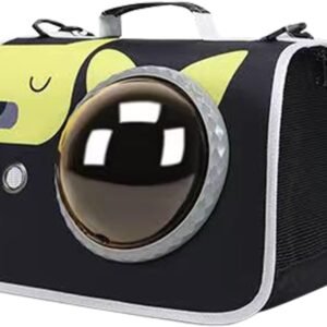 pet products Printed Space Capsule Cat Bag, Large Capacity Crossbody Dog Bag, Universal Pet Bag for All Seasons
