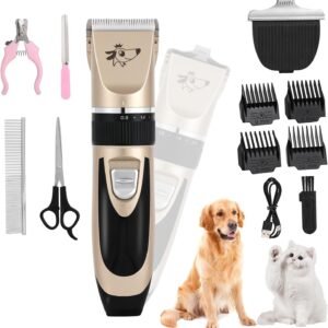 pet products Pet products Professional Rechargeable Cordless Dogs Cats Horse Grooming Clippers - Professional Pet Hair Clippers with Comb Guides for Dogs Cats Horses and Other House Animals Pet Grooming Kit