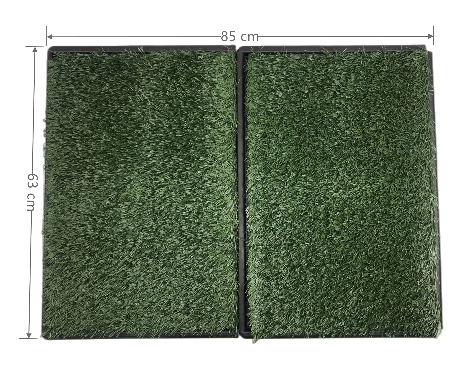 YES4PETS Indoor Dog Puppy Toilet Grass Potty Training Mat Loo Pad 85Â x 63 cm - Image 2
