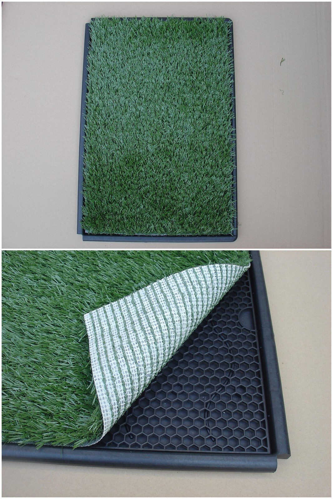 YES4PETS Indoor Dog Puppy Toilet Grass Potty Training Mat Loo Pad 85Â x 63 cm - Image 3