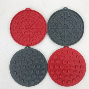 YES4PETS 4 x Pet Dog Cat Food Peanut Butter Spread N Lick Treat Mat Pad