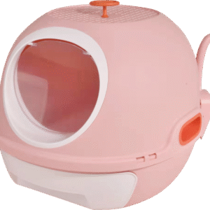 YES4PETS Hooded Cat Toilet Litter Box Tray House With Drawer and Scoop Pink