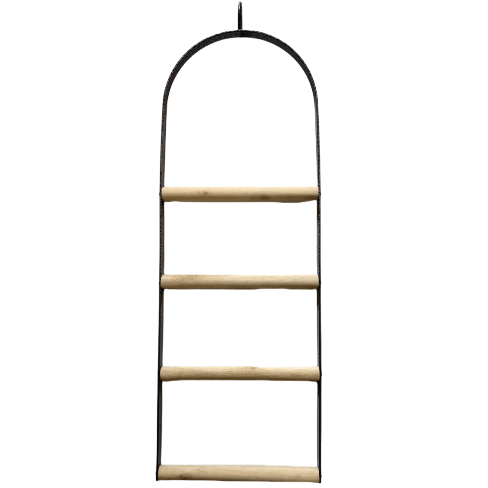 YES4PETS Bird Cage Jumbo Swing Metal Arch Frame Wood Perch Canary Pet Parrot Hanging Toy - Image 3