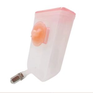 YES4PETS Pet Hanging Water Bottle No Drip Water Dispenser Rabbit Dog Cat Drinking Bottle-Pink