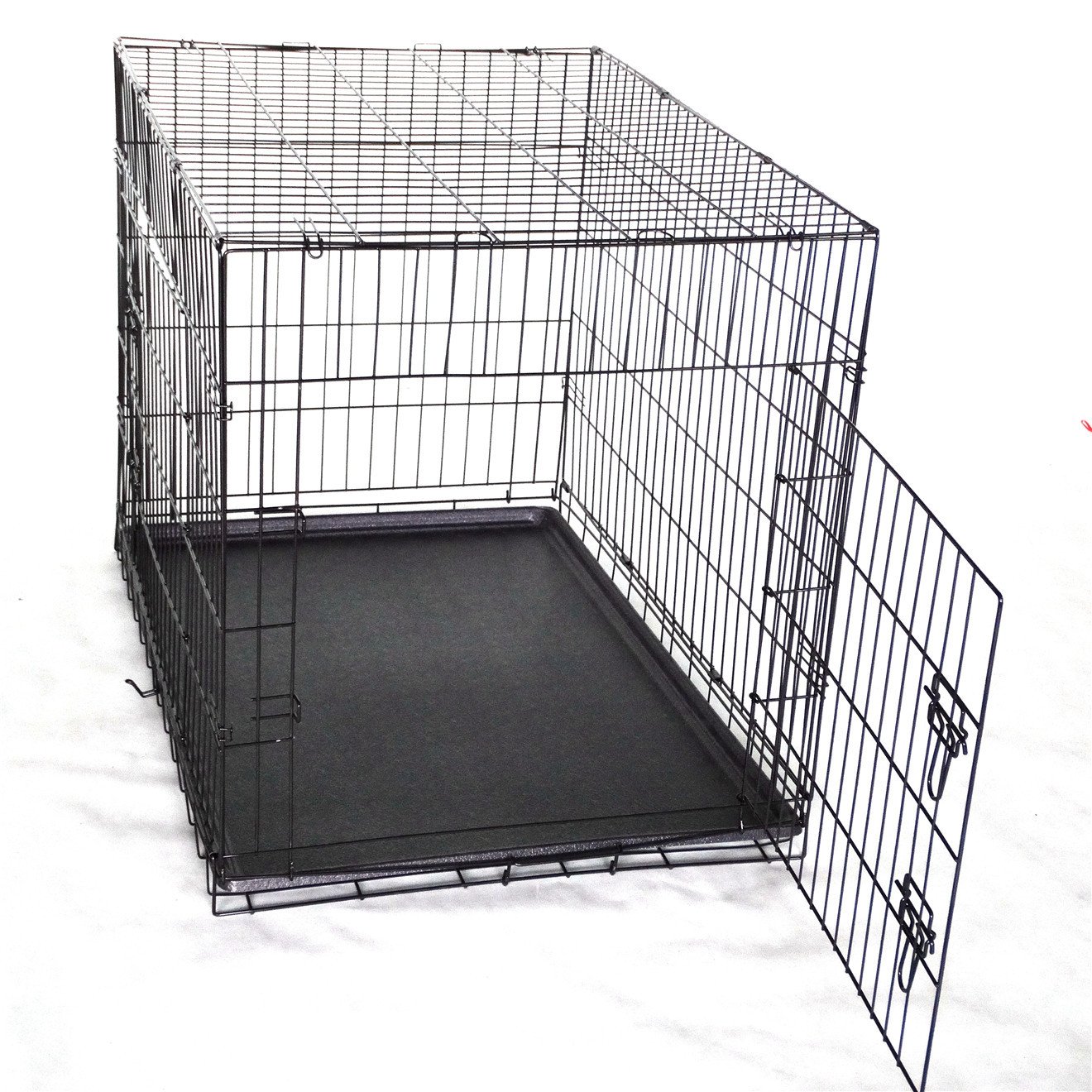 YES4PETS 36' Collapsible Metal Dog Cat Puppy Crate Cage Cat Rabbit Carrier - Image 2