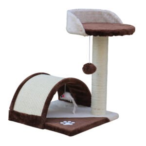 YES4PETS 50 cm Cat Scratching Post Tree Scratching Pole Climbing Post-Brown