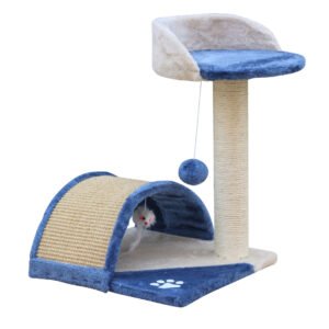 YES4PETS 50 cm Cat Scratching Post Tree Scratching Pole Climbing Post-Blue