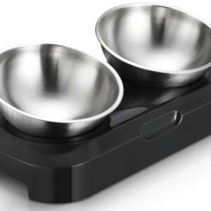 YES4PETS Stainless Steel Pet Bowl Water Bowls Portable Anti Slip Skid Feeder Dog Rabbit Cat