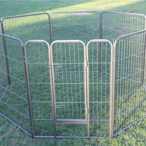 YES4PETS 100 cm Heavy Duty Pet Dog Cat Puppy Rabbit Exercise Playpen Fence