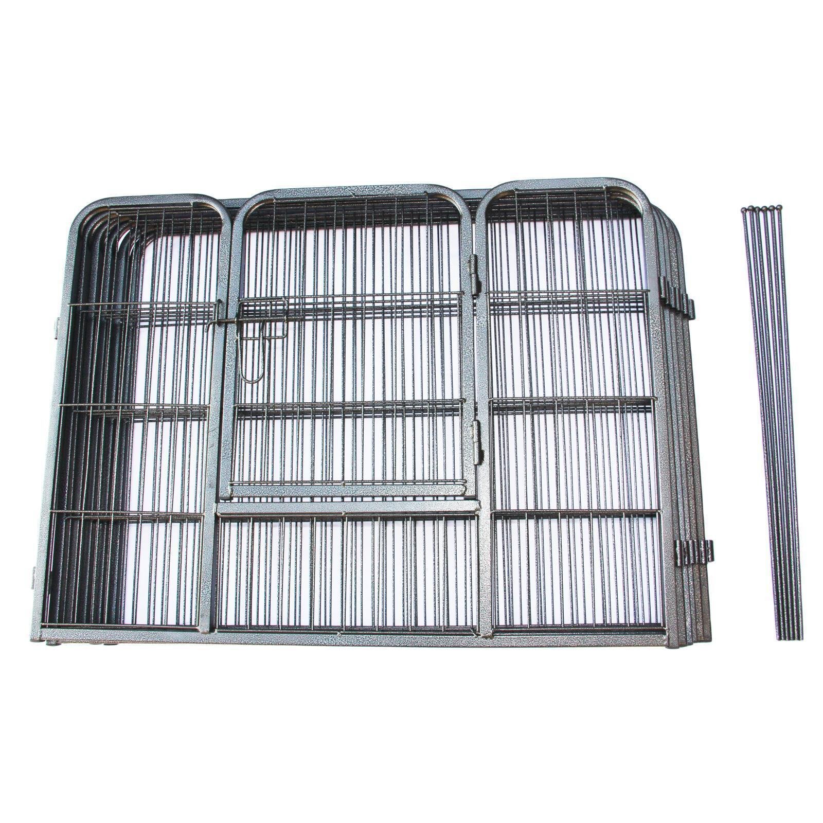 YES4PETS 2 X 6 Panel 60 cm Heavy Duty Pet Dog Puppy Cat Rabbit Exercise Playpen Fence - Image 2