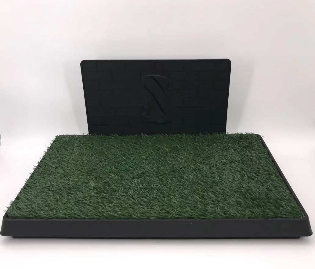 YES4PETS XL Indoor Dog Puppy Toilet Grass Potty Training Mat Loo Pad pad with 1 grass - Image 2