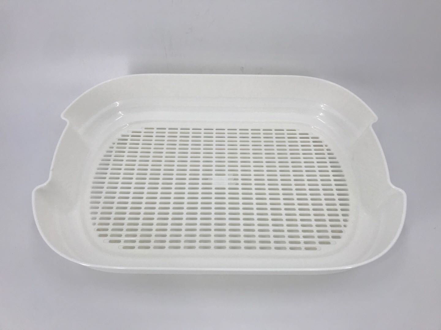 YES4PETS Large Portable Cat Toilet Litter Box Tray with Scoop and Grid Tray Green - Image 5