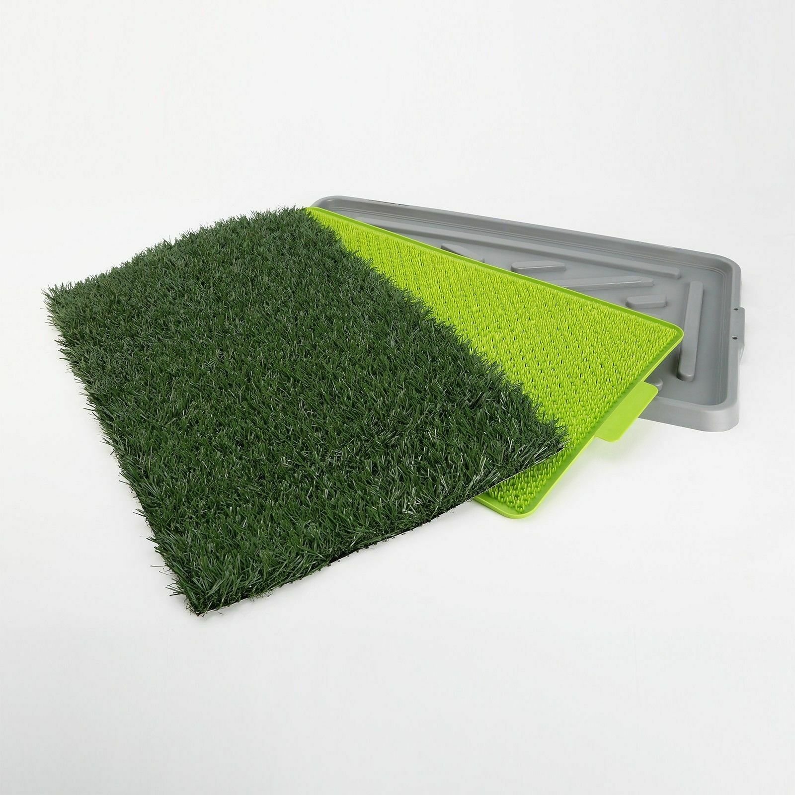 YES4PETS Indoor Dog Puppy Toilet Grass Potty Training Mat Loo Pad pad With 3 Grass - Image 2