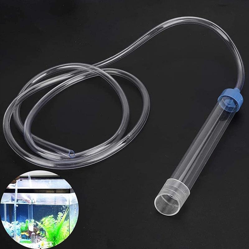 Aquarium Gravel Cleaner Siphon Hose Manual Water Changer for Small Fish Tanks - Image 3