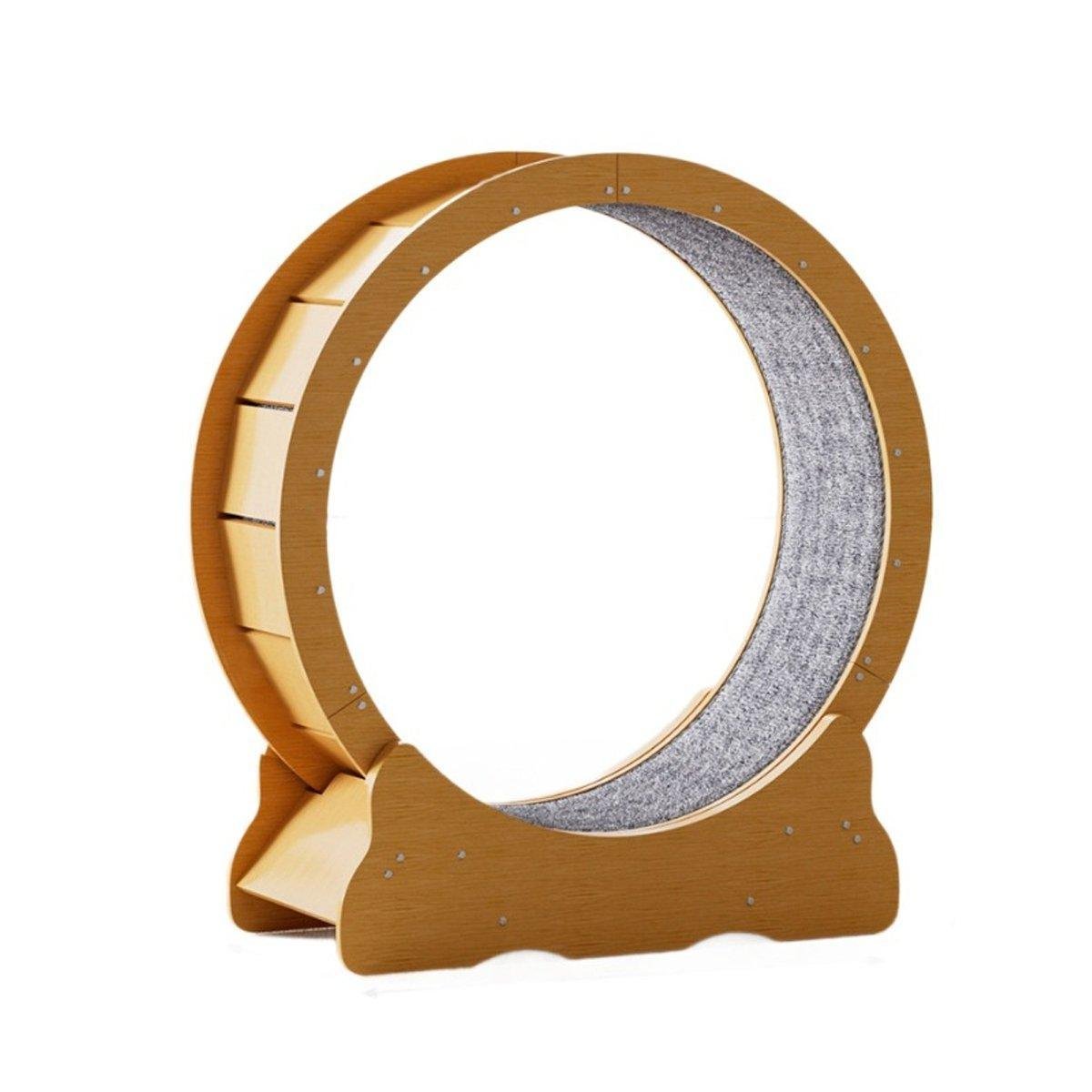 Cat Exercise Wheel Toy Furniture Running Treadmill Exerciser Scratcher Board - Image 2