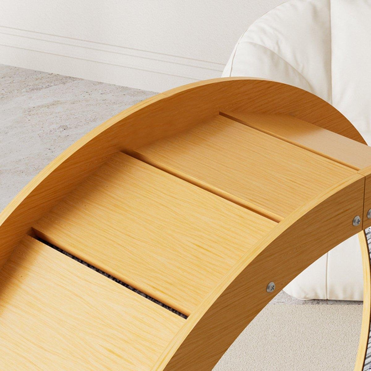 Cat Exercise Wheel Toy Furniture Running Treadmill Exerciser Scratcher Board - Image 5