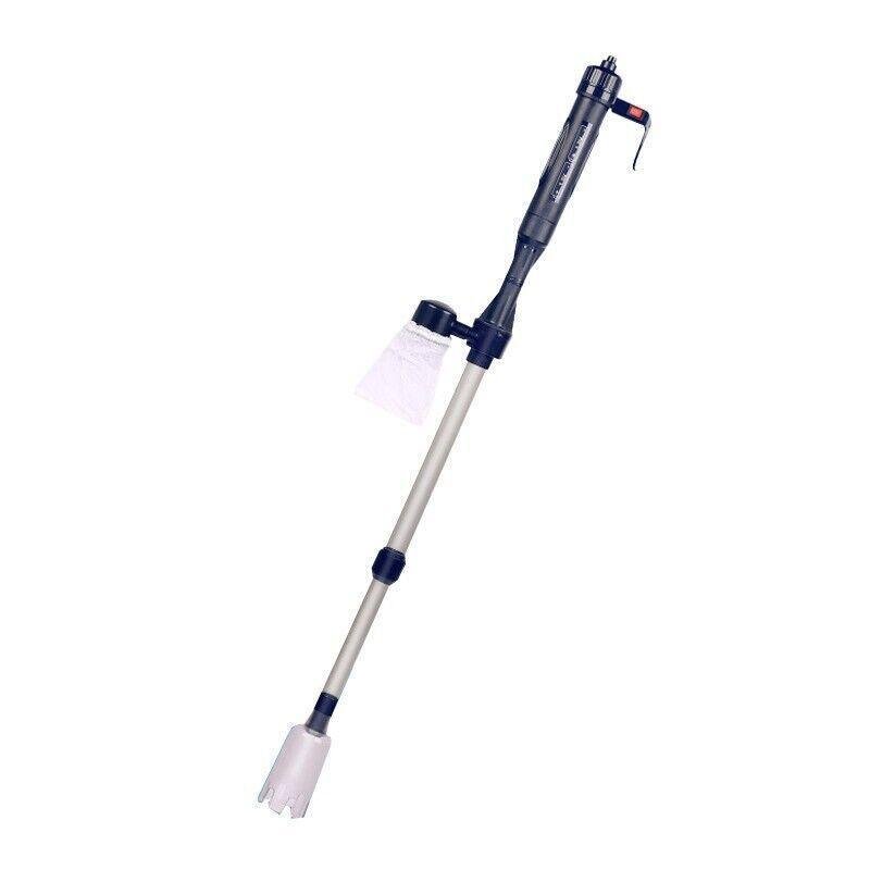 Battery Powered Aquarium Gravel Cleaner with Adjustable Siphon and Filter Bag - Image 2