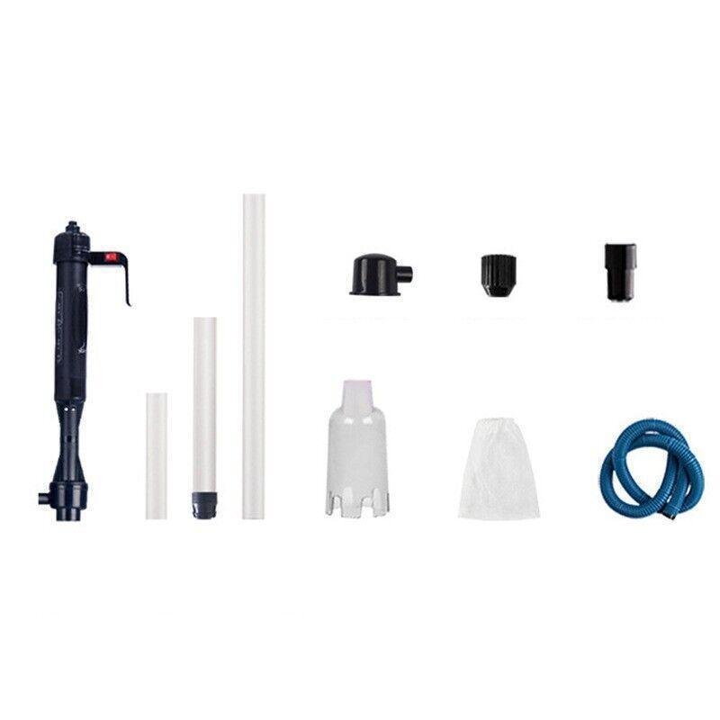 Battery Powered Aquarium Gravel Cleaner with Adjustable Siphon and Filter Bag - Image 3