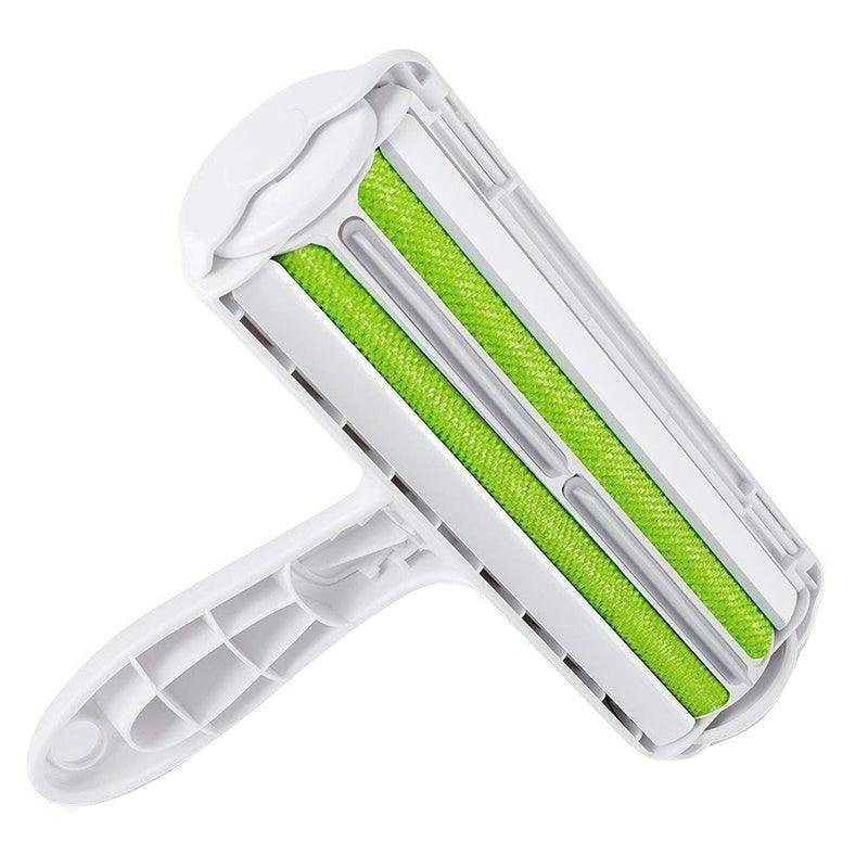 Pet Hair Remover Brush Dog Cat Fur Cleaning Roller Reusable Self Cleaning Tool - Green - Image 10