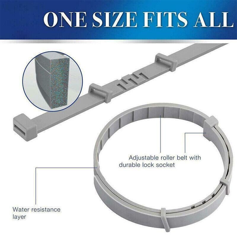 Adjustable Flea and Tick Collar for Dogs and Cats with Natural Repellent - Grey - Image 3