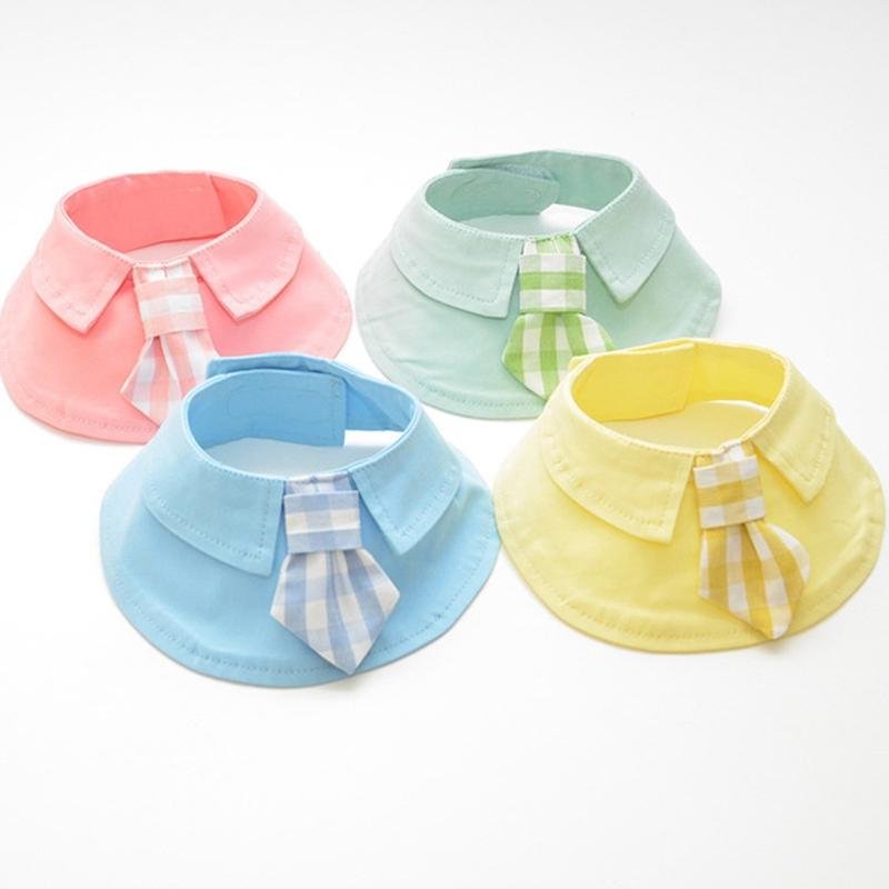 Pet Shawl Scarf Saliva Towel Dog Clothes Accessories - Size L - Yellow - Image 5