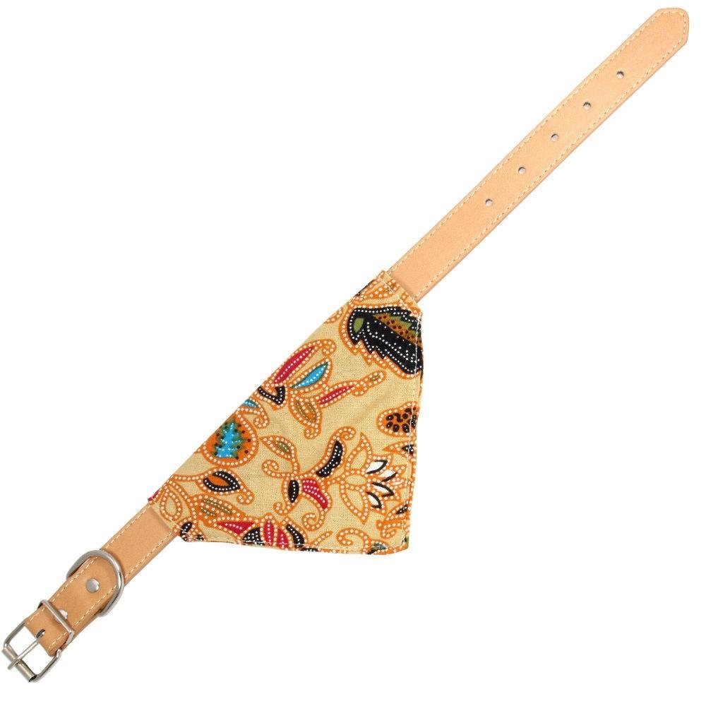 Pet Bib Cat Headband Dog Saliva Towel Size M - Khaki - Image 5