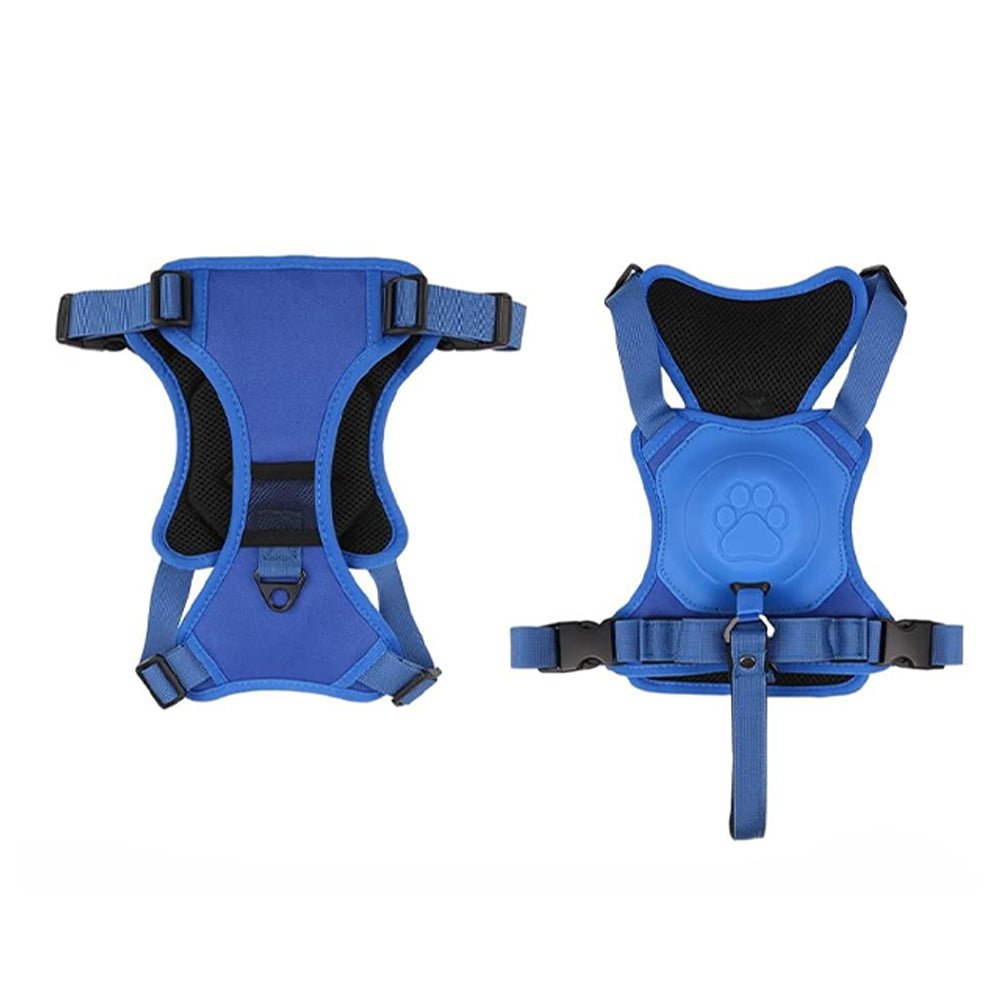 Vibe Geeks Ultimate 2-in-1 Reflective No-pull Dog Harness with Retractable Leash and Control Handle - Red - M - Image 9