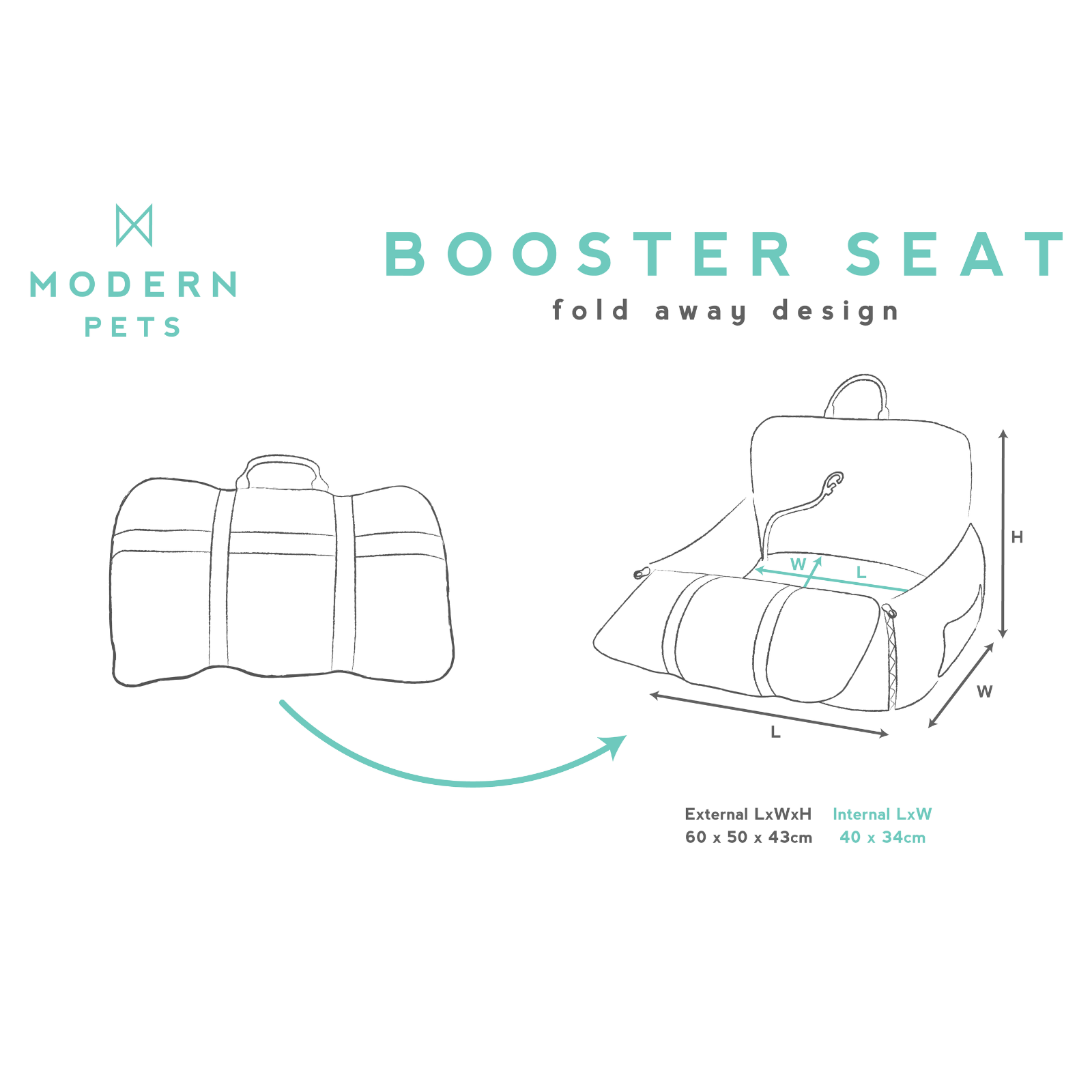 Premium Dog Booster Seat for Small Pets - Image 7