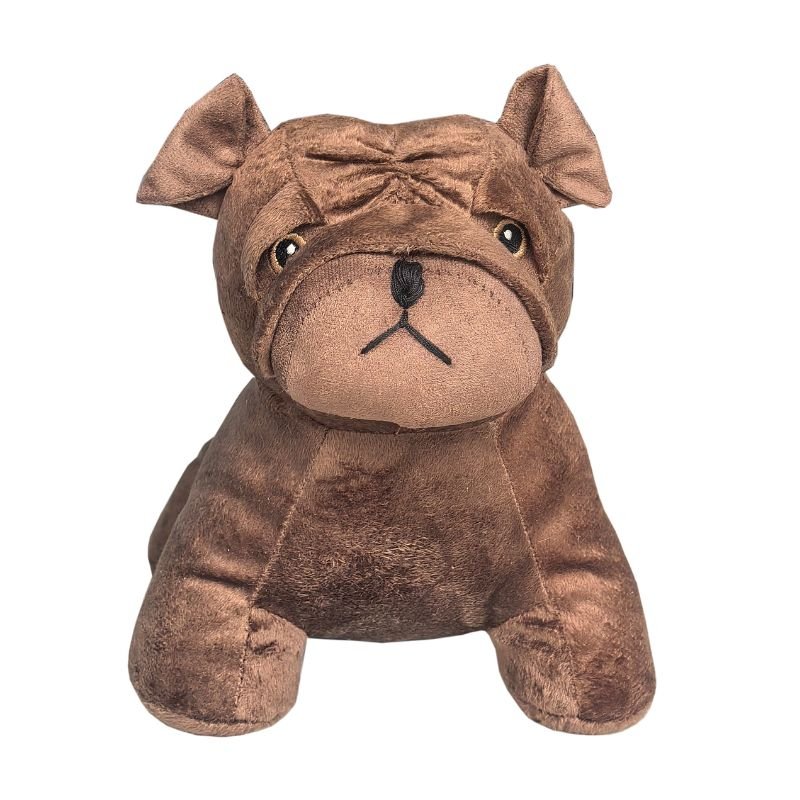 Chocolate Brown French Bulldog Door Stopper 23cm