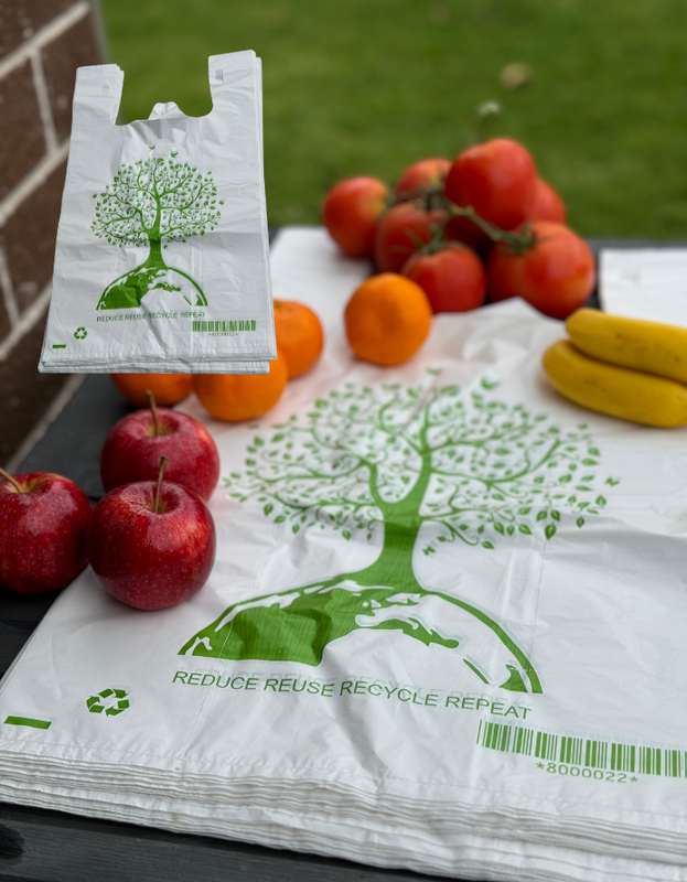 Reusable Carry Bags Eco Plastic Bags Wholesale Printed Large (500 Pcs) - Image 3