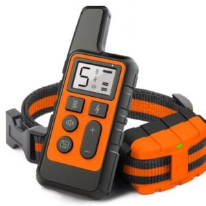 Wireless Dog Training Collar with Remote - 500-Yard Range, Waterproof, Rechargeable, Adjustable for Small and Large Dogs
