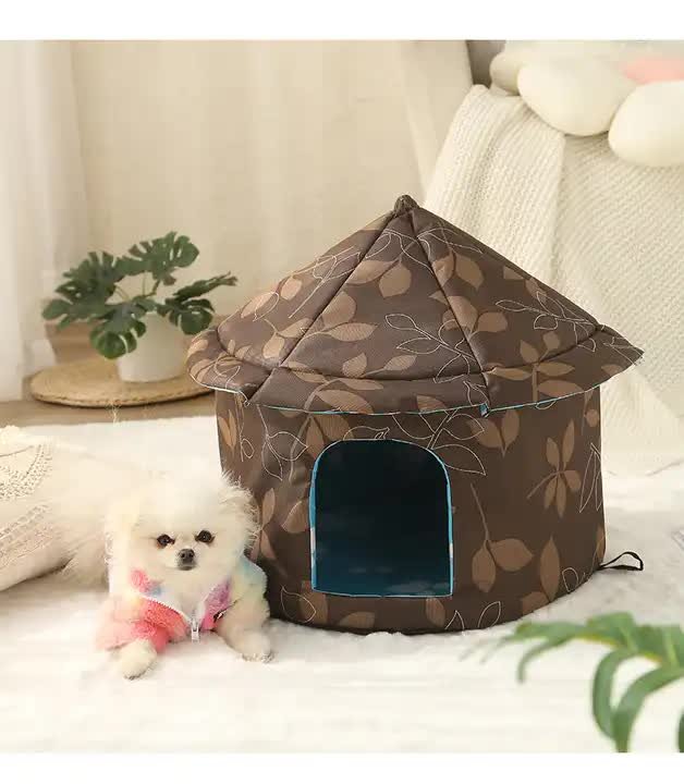 Outdoor Waterproof Cat House - Insulated, Weatherproof, Warm Shelter for Cats, Ideal for Winter Protection, Size: M 40*41cm - Image 2