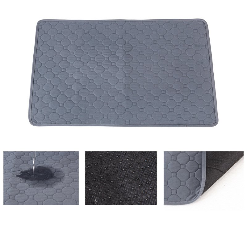 2 PCS Washable Waterproof Pet Pad-Non-Slip, Absorbent, Reusable Mat for Dogs and Cats M(70*50cm) - Image 2