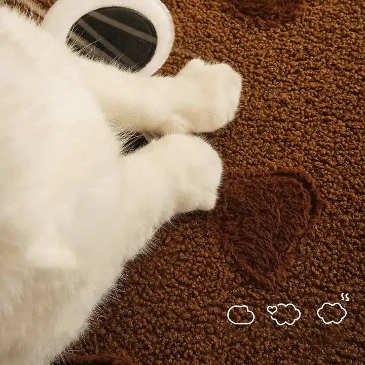 Adorable Cookie-Shaped Cat Bed - Cozy and Playful Pet Hideout (50x20 cm) - Image 4